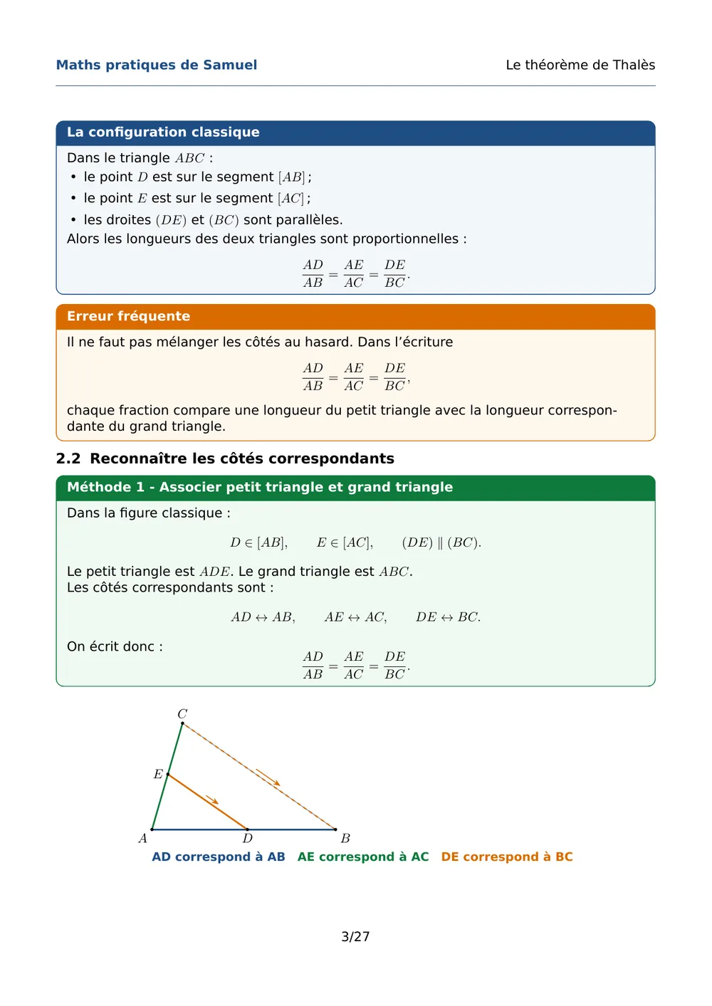 Page 4 de l'exemple de fiche Thalès