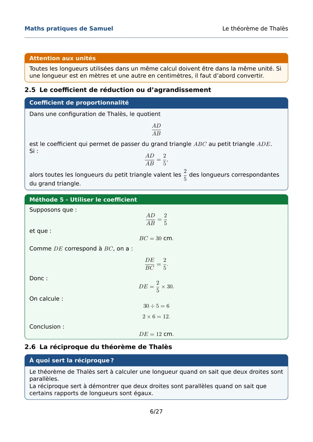 Page 7 de l'exemple de fiche Thalès