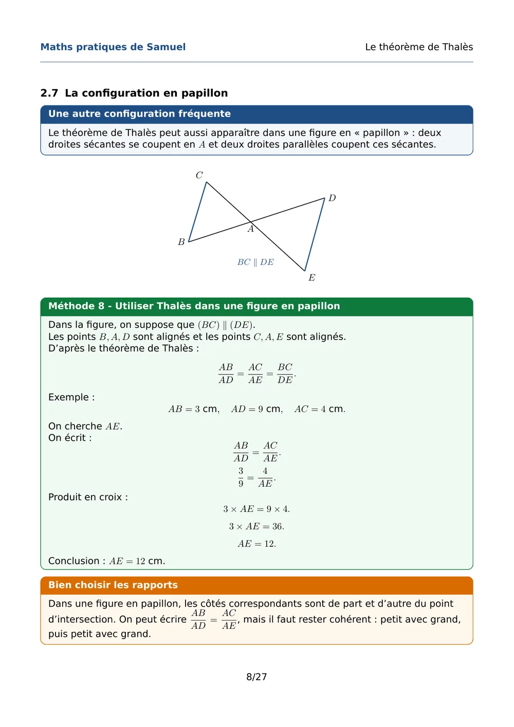 Page 9 de l'exemple de fiche Thalès