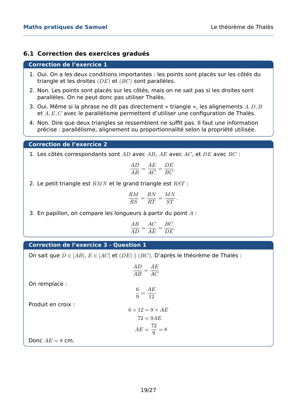 Page 20 de l'exemple de fiche Thalès