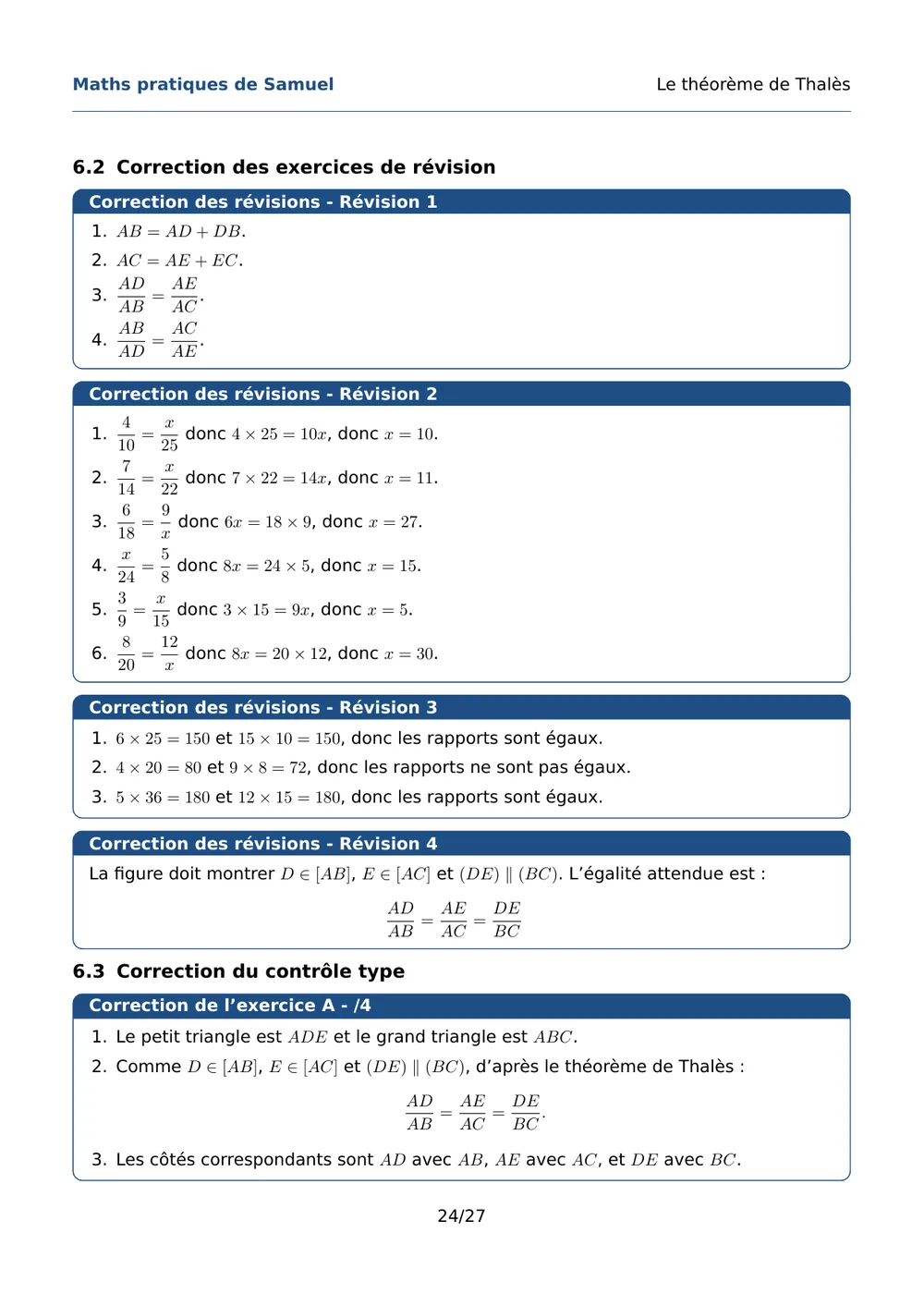 Page 25 de l'exemple de fiche Thalès